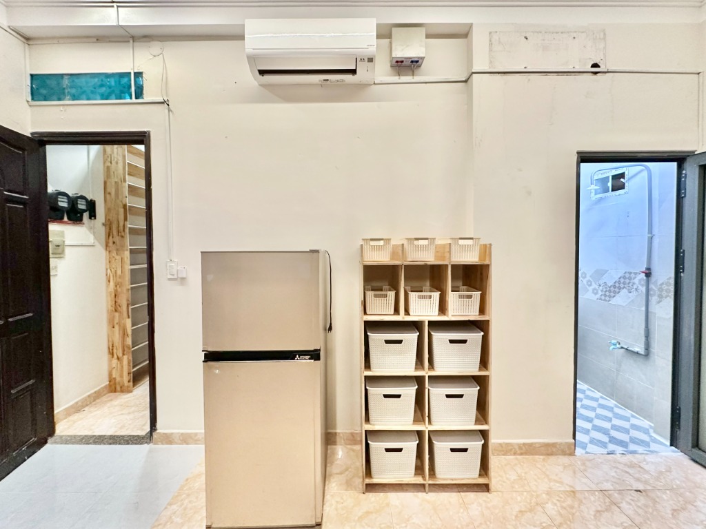 Khu sinh hoạt chung và tủ lạnh HP House